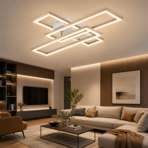 lampa led prostokątna sufitowa