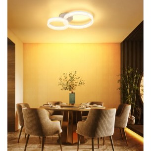 lampa sufitowa ring 2 pierścienie lampa sufitowa ring 2 pierścienie