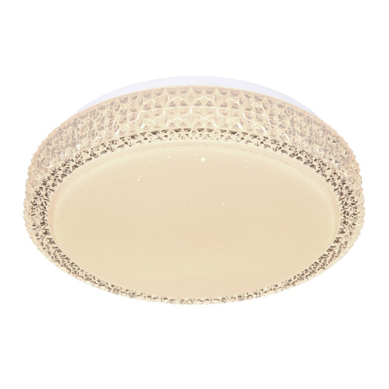 lampa sufitowa okrągła ze zmienną barwą światła