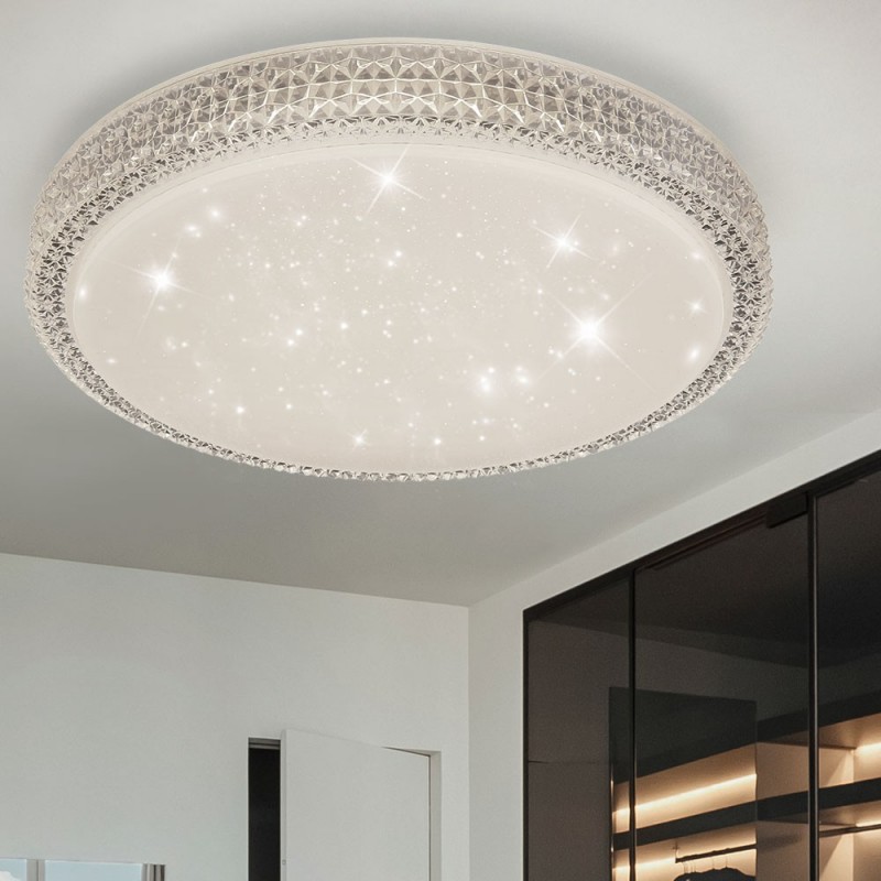 lampa sufitowa led slim zmieniająca kolor barwę światła