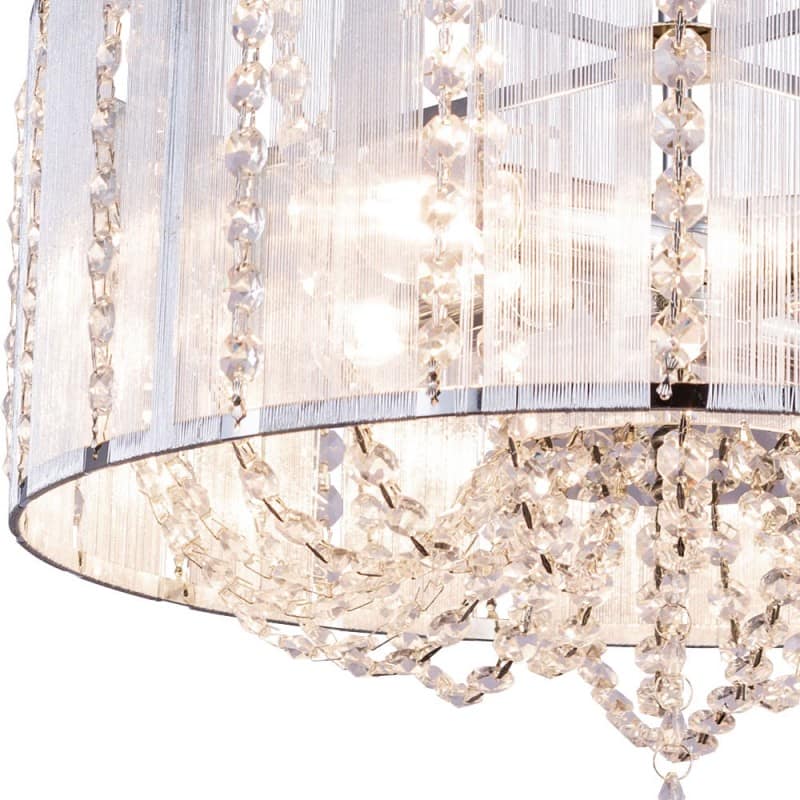 luksusowa lampa wisząca z kryształami