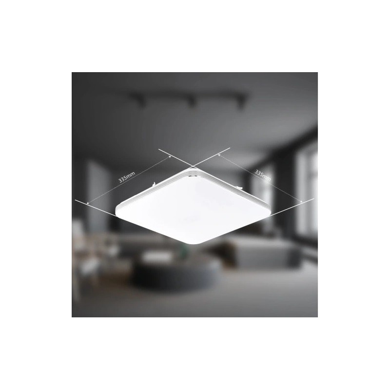 kwadratowy plafon niski led