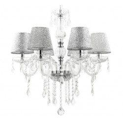 piękna lampa wisząca luksusowa z kryształami do salonu