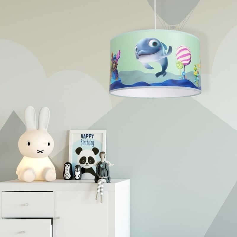 lampa wisząca do pokoju dziecka z delfinem z mini mini