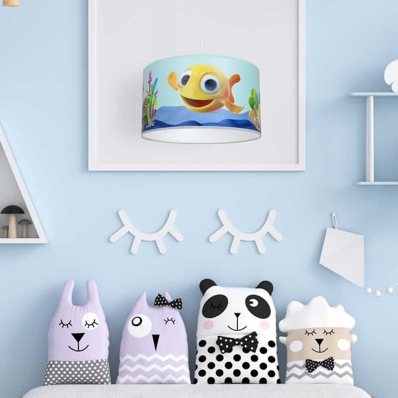 lampa wisząca duża do pokoju dziecięcego tuba