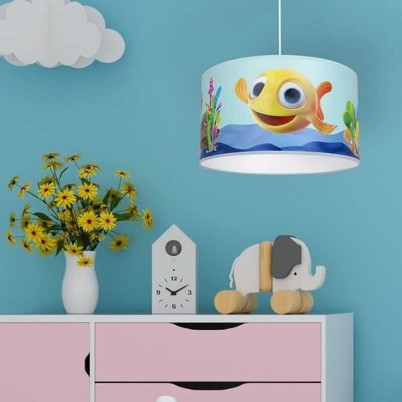 lampa wisząca do pokoju dziecka z rybką mini mini