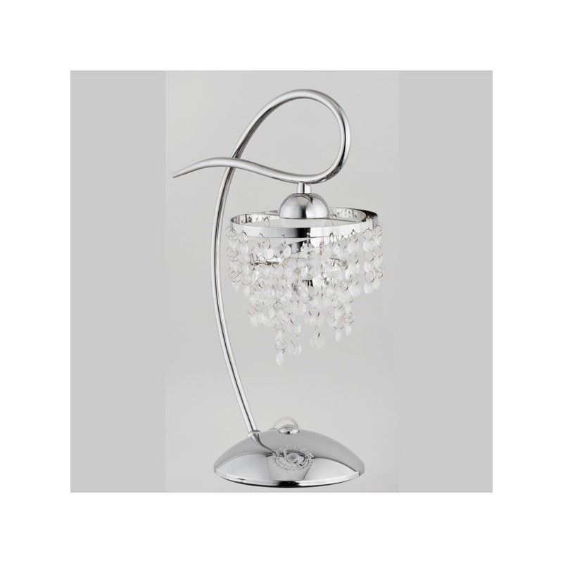 Lampa nocna z kryształkami