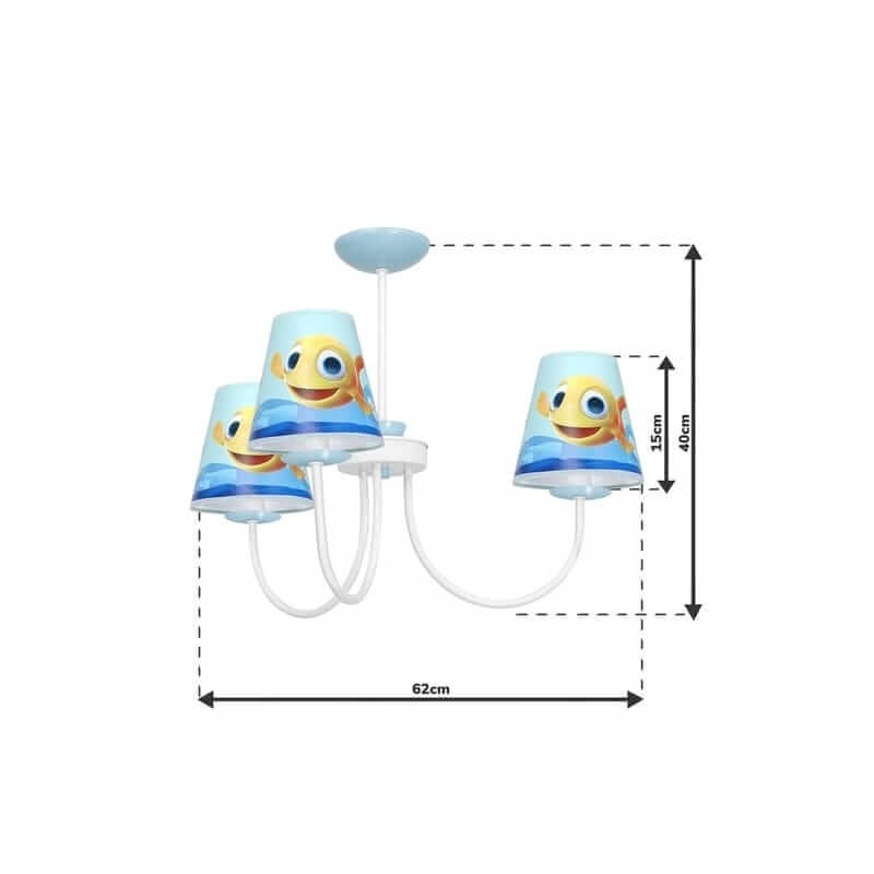 lampa wisząca do pokoju maluszka z postaciami mini mini