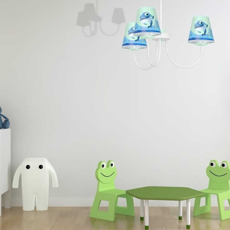 lampa żyrandol wiszący do pokoju dziecka z bajki