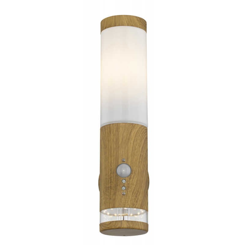 kinkiet zewnętrzny dekoracyjny z czujnikiem ruchu