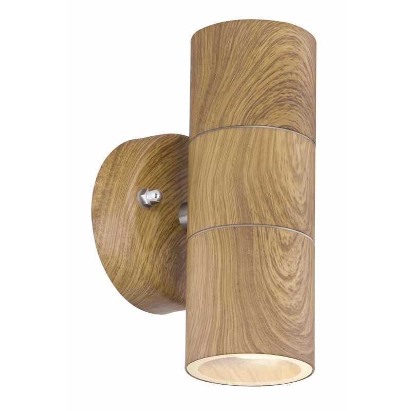 kinkiet zewnętrzny elewacyjny drewno