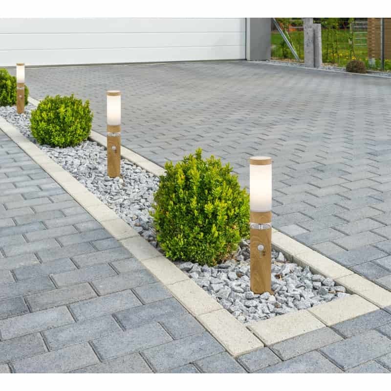 Lampa stojąca zewnętrzna LED z czujnikiem ruchu wys.80cm JAC