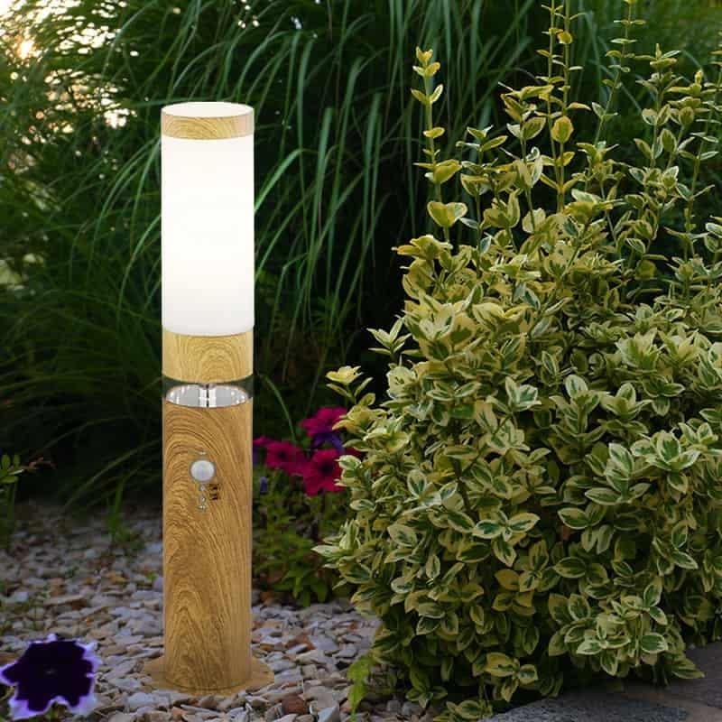 Lampa stojąca zewnętrzna LED z czujnikiem ruchu wys.80cm JAC