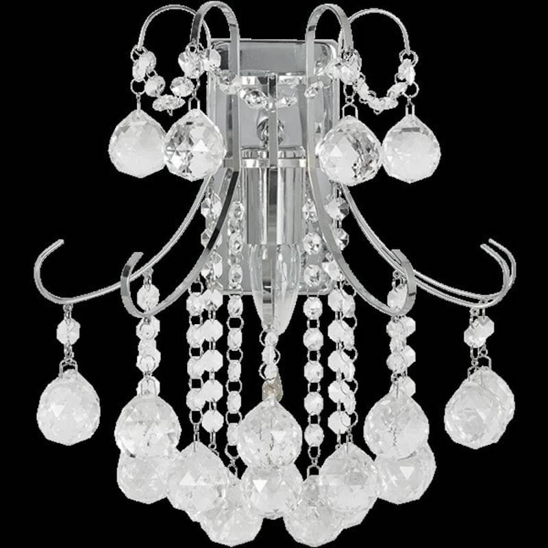 kryształowy kinkiet na ścianę kryształowy kinkiet na ścianę