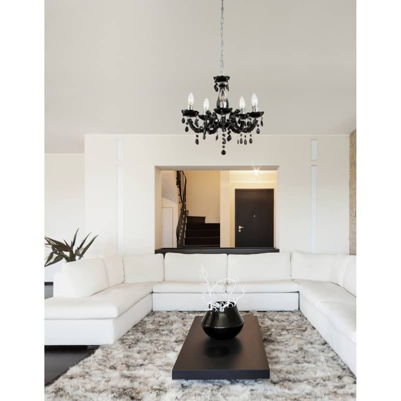 lampa wisząca długa kryształowa do salonu lampa wisząca długa kryształowa do salonu