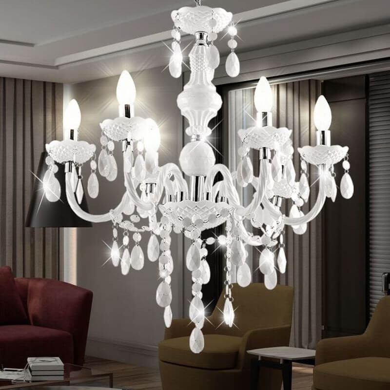 żyrandol kryształowy do salonu