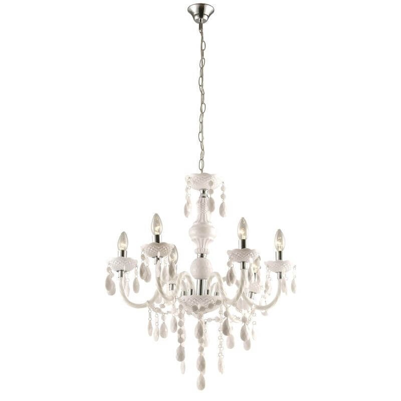 żyrandol z kryształami w stylu glamour