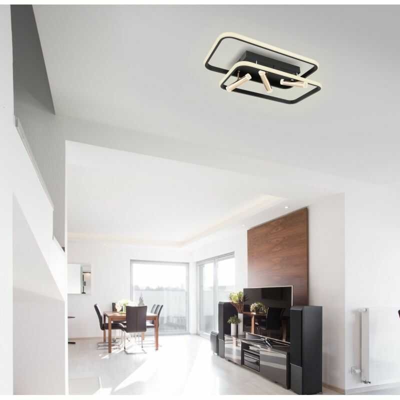 nowoczesny plafon led biały czarny nowoczesny plafon led biały czarny