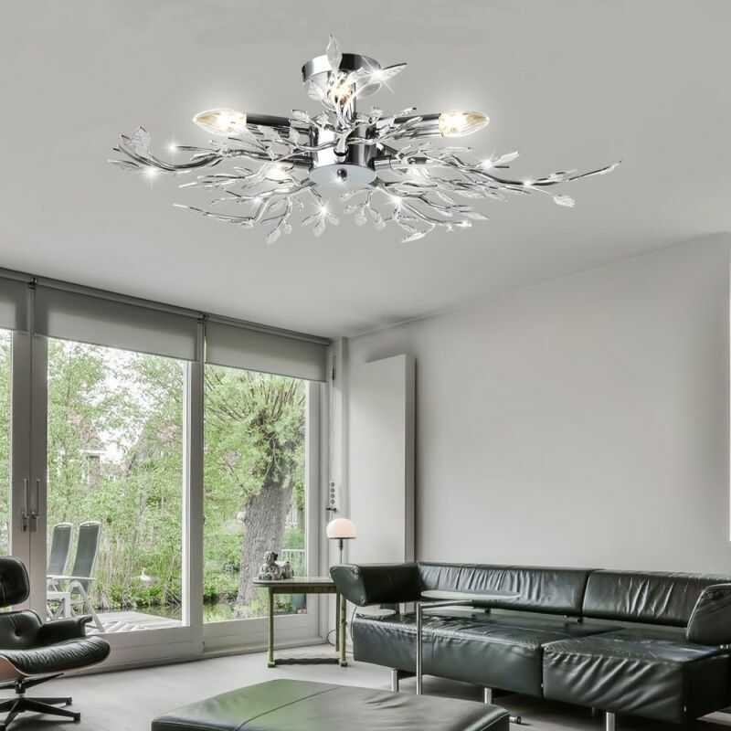 Lampa sufitowa na pięć żarówek