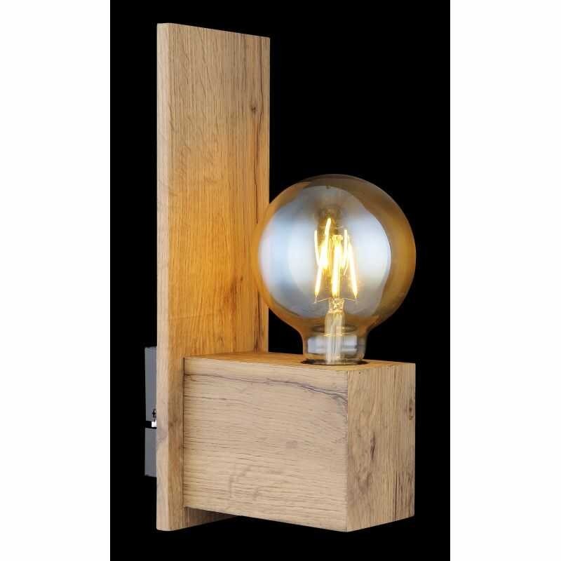 kinkiet ścienny drewniany