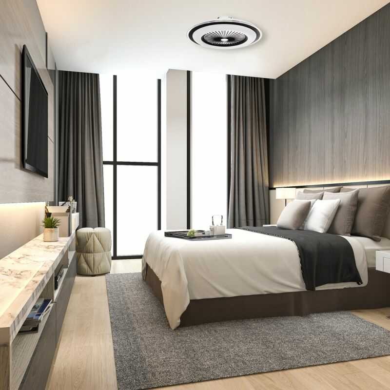 wentylator sufitowy z lampą