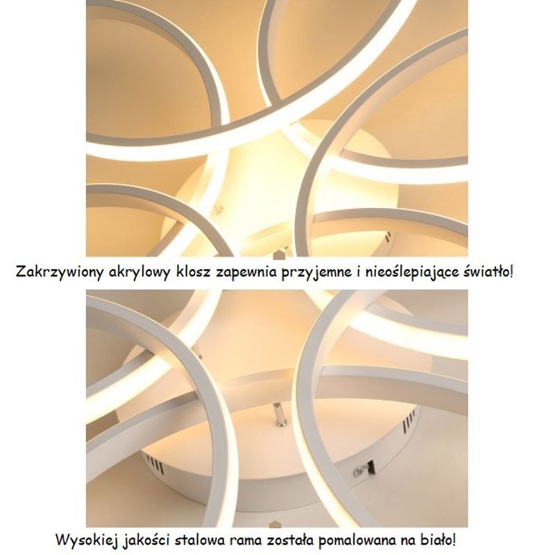 Akrylowe klosze plafonu sufitowego