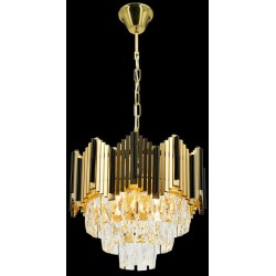 luksusowy Żyrandol kryształowy do salonu złoty luksusowy Żyrandol kryształowy do salonu złoty