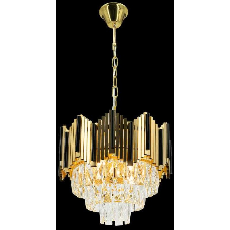 luksusowy Żyrandol kryształowy do salonu złoty luksusowy Żyrandol kryształowy do salonu złoty