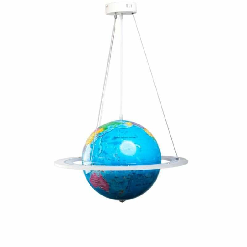 lampa wisząca led globus dla chłopca