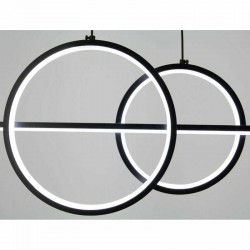 ringi LED lampy wiszącej do salonu