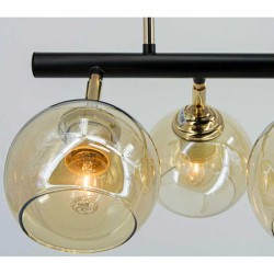 klosze lampy sufitowej czarno złotej klosze lampy sufitowej czarno złotej