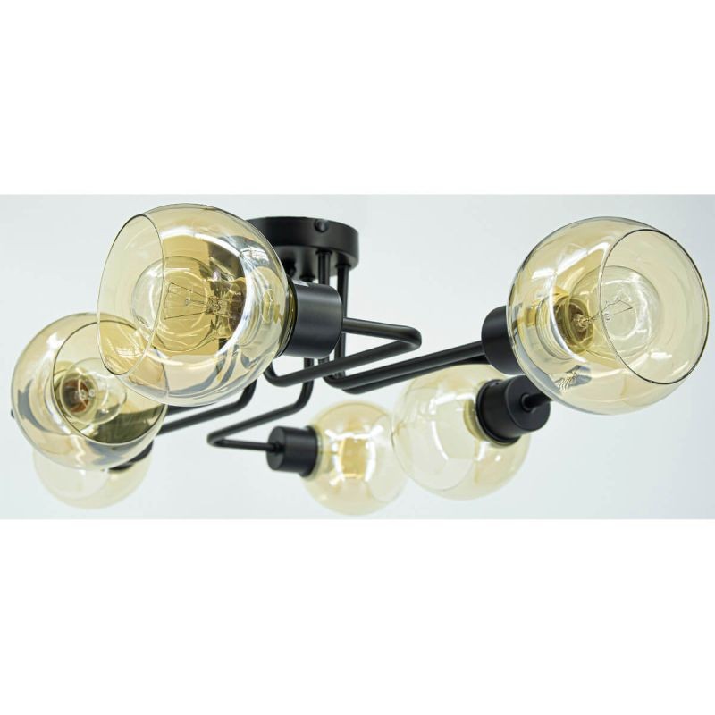 Lampa Wisząca Tango 2 - Elegancja i Wydajność w Jednym CZARNY MOSIĄDZ ELM-34