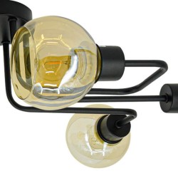 Lampa Wisząca Tango 2 - Elegancja i Wydajność w Jednym CZARNY MOSIĄDZ ELM-34