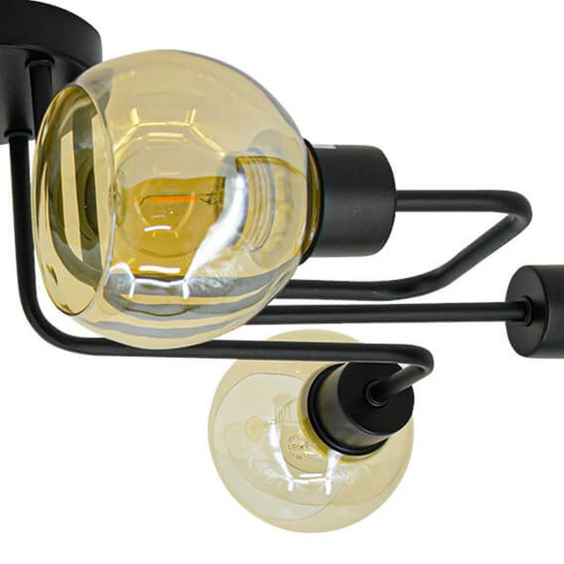 Lampa Wisząca Tango 2 - Elegancja i Wydajność w Jednym CZARNY MOSIĄDZ ELM-34