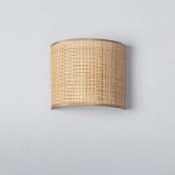 kinkiet na ścianę jasnobrązowy w naturalnym stylu kinkiet na ścianę jasnobrązowy w naturalnym stylu