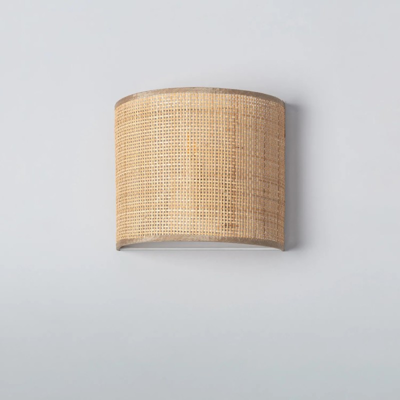 kinkiet na ścianę jasnobrązowy w naturalnym stylu kinkiet na ścianę jasnobrązowy w naturalnym stylu