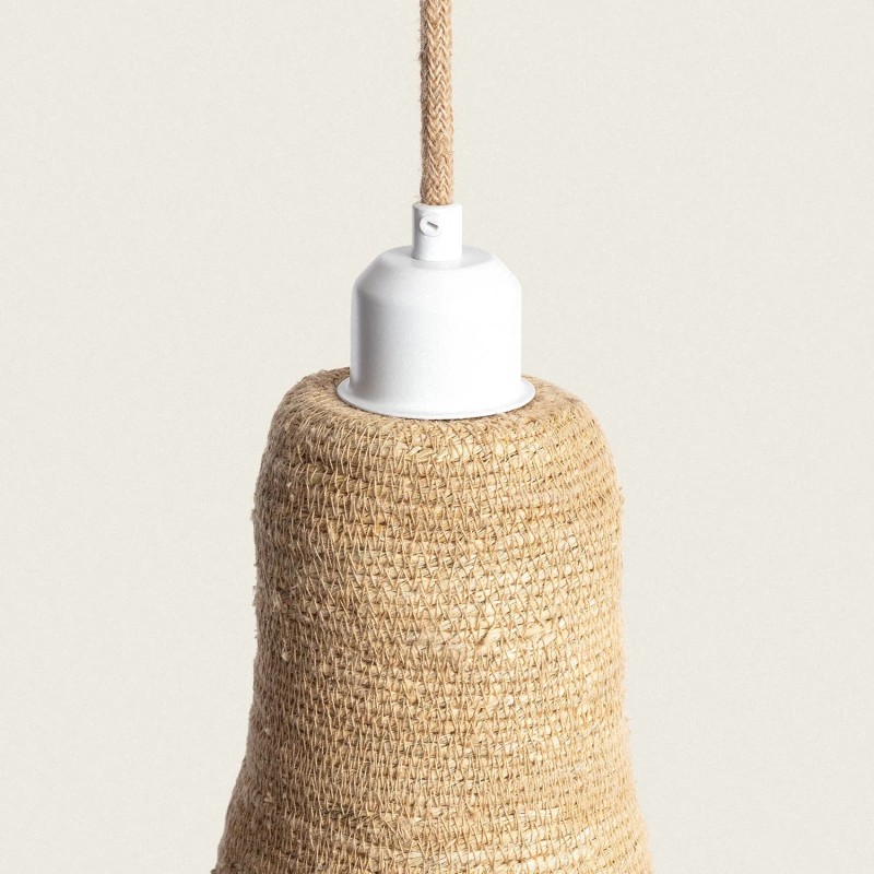 lampa w naturalnym stylu boho