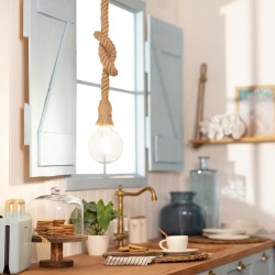 lampa na linie w stylu boho