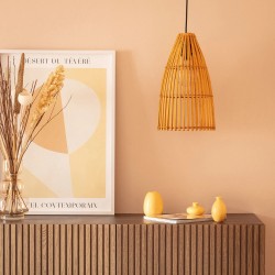 Lampa Wisząca Boho Bambusowa  Emilia E27 30cm