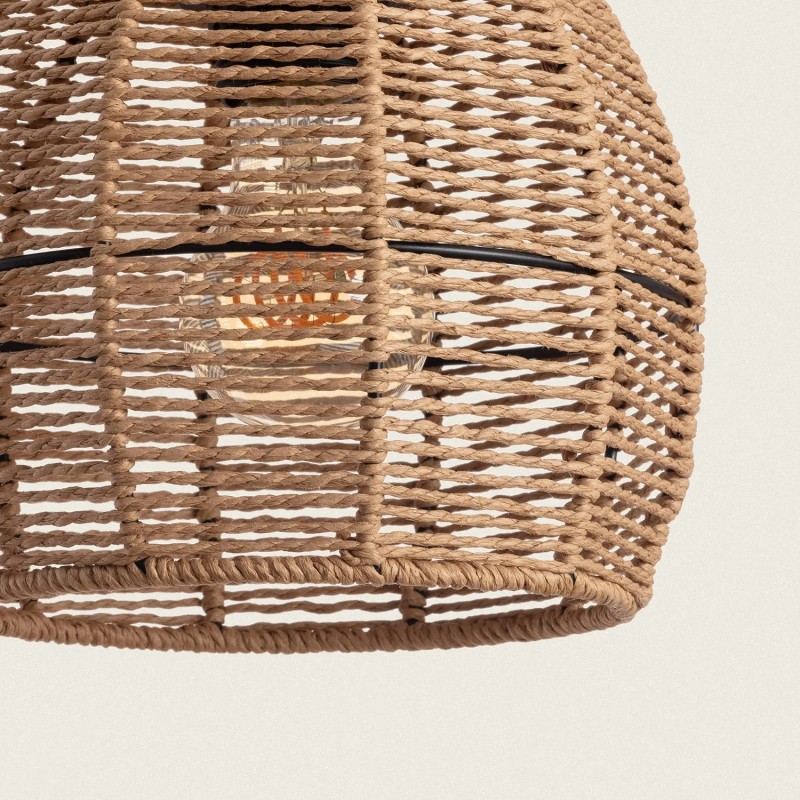 klosze plecione z naturalnego tworzywa