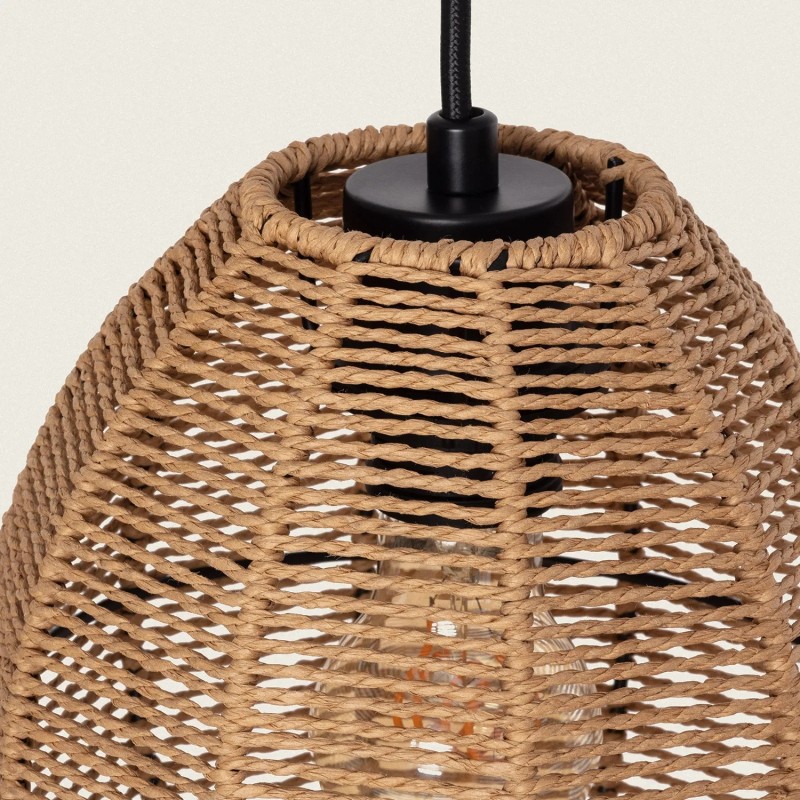 Lampa wisząca długa w stylu boho