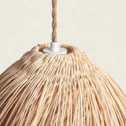 lampa wisząca do naturalnych wnętrz typu skandynawskiej