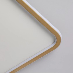 plafon led kwadratowy złoty nowoczesny design