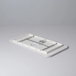 plafon sufitowy led slim złoty ze zmianą barwy światła