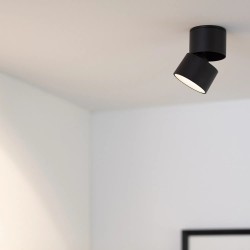 spot led regulowany czarny