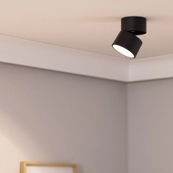 lampa sufitowa led spot nowoczesny styl czarny kolor lampa sufitowa led spot nowoczesny styl czarny kolor