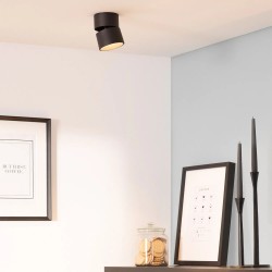 lampa spot led nowoczesna czarna regulowana lampa spot led nowoczesna czarna regulowana