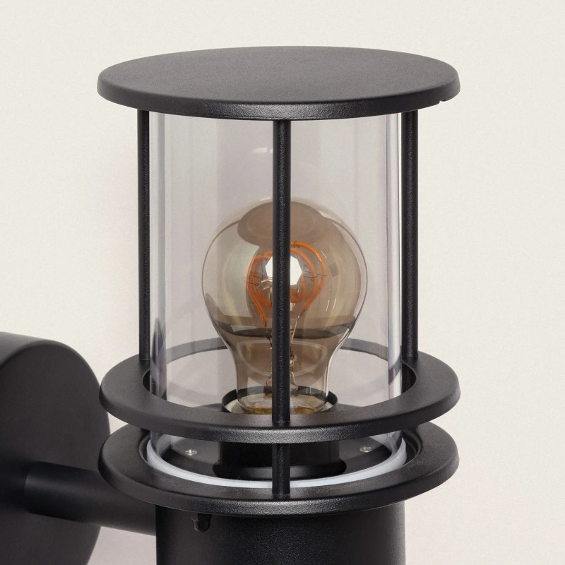 Kinkiet zewnętrzny na ścianę elewacyjną w stylu retro