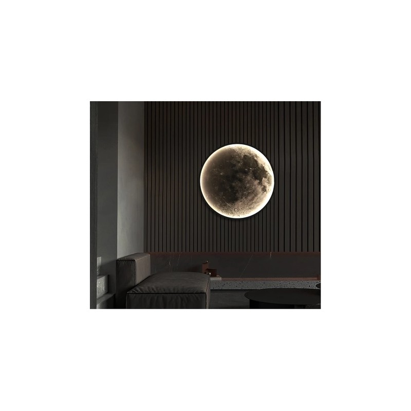 lampa księżyc na ścianę 50 cm lampa księżyc na ścianę 50 cm