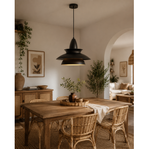 lampa wisząca czarna nowoczesna